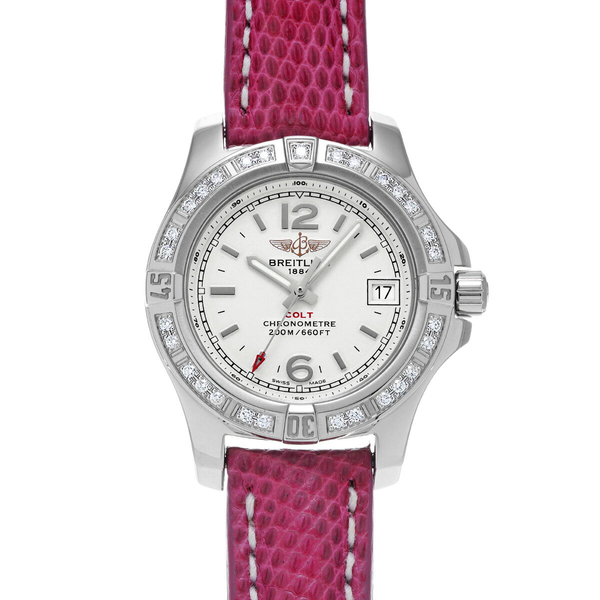 ブライトリング BREITLING コルト A7738853/G793 シルバー レディース 腕時計 ブライトリング 時計 高級腕時計 ブランド 【ローン48回払い無金利】【中古】