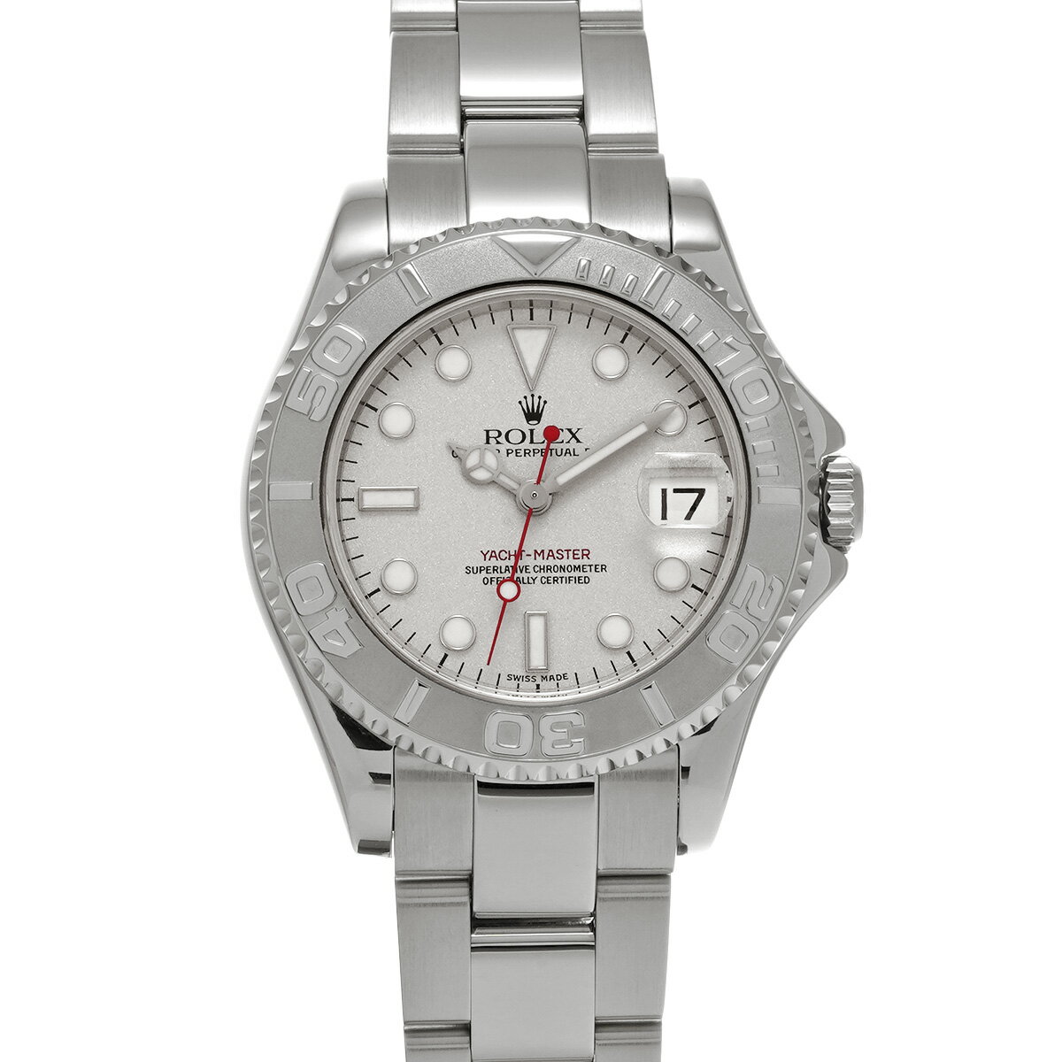 ロレックス ROLEX ヨットマスター ロレジウム 168622 K番(2002年頃製造) グレー ユニセックス 腕時計 ロレックス 時計 高級腕時計 ブランド 【ローン48回払い無金利】【中古】