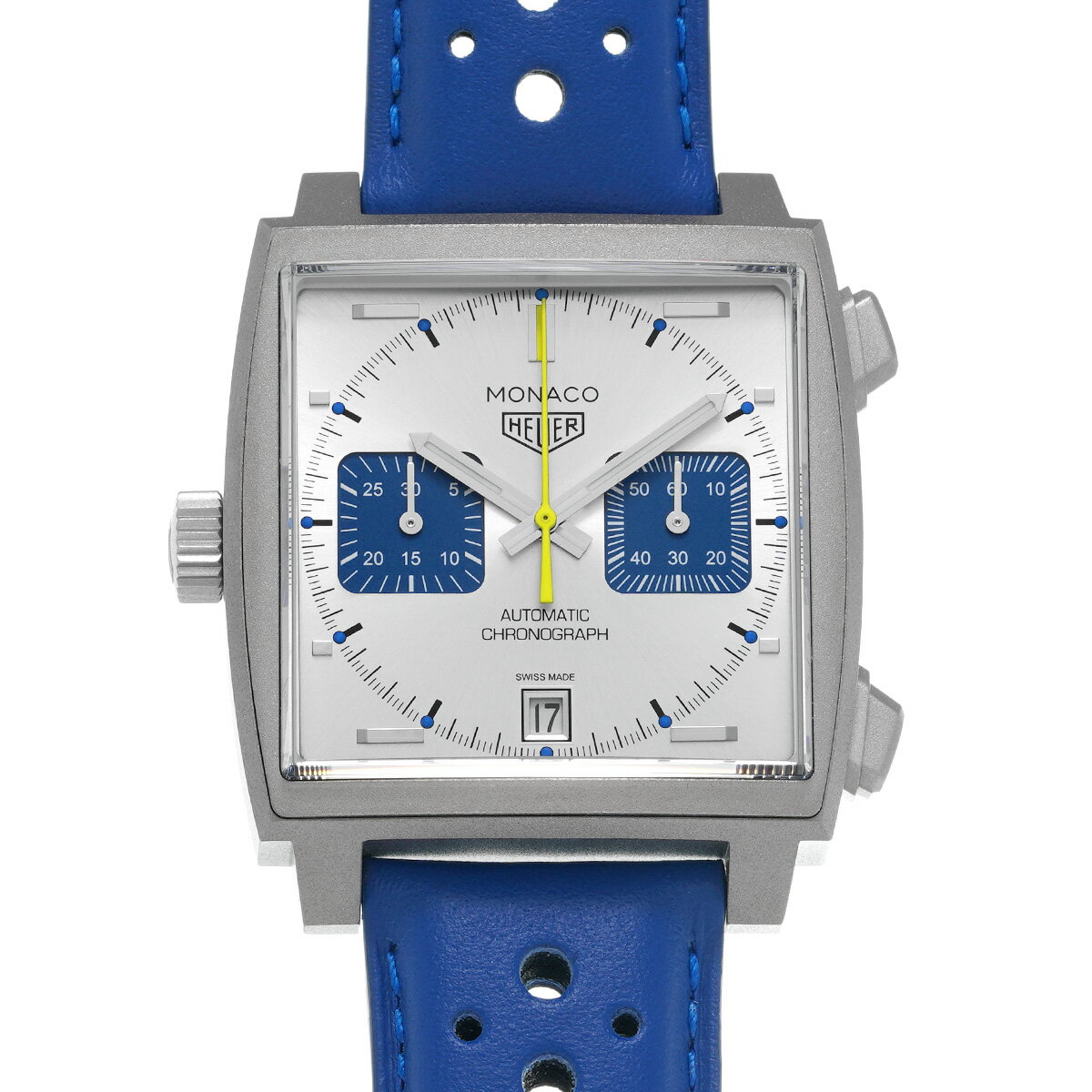 タグ ホイヤー TAG HEUER モナコ クロノグラフ レーシングブルー キャリバー11 CAW218C.FC6548 シルバー/ブルー メンズ 腕時計 タグ ホイヤー 時計 高級腕時計 ブランド 【ローン48回払い無金利】【中古】
