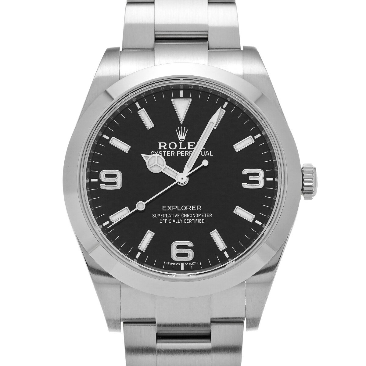 ロレックス ROLEX エクスプローラー 214270 ランダムシリアル ブラック メンズ 腕時計 ロレックス 時計 高級腕時計 ブランド 【ローン48回払い無金利】【中古】