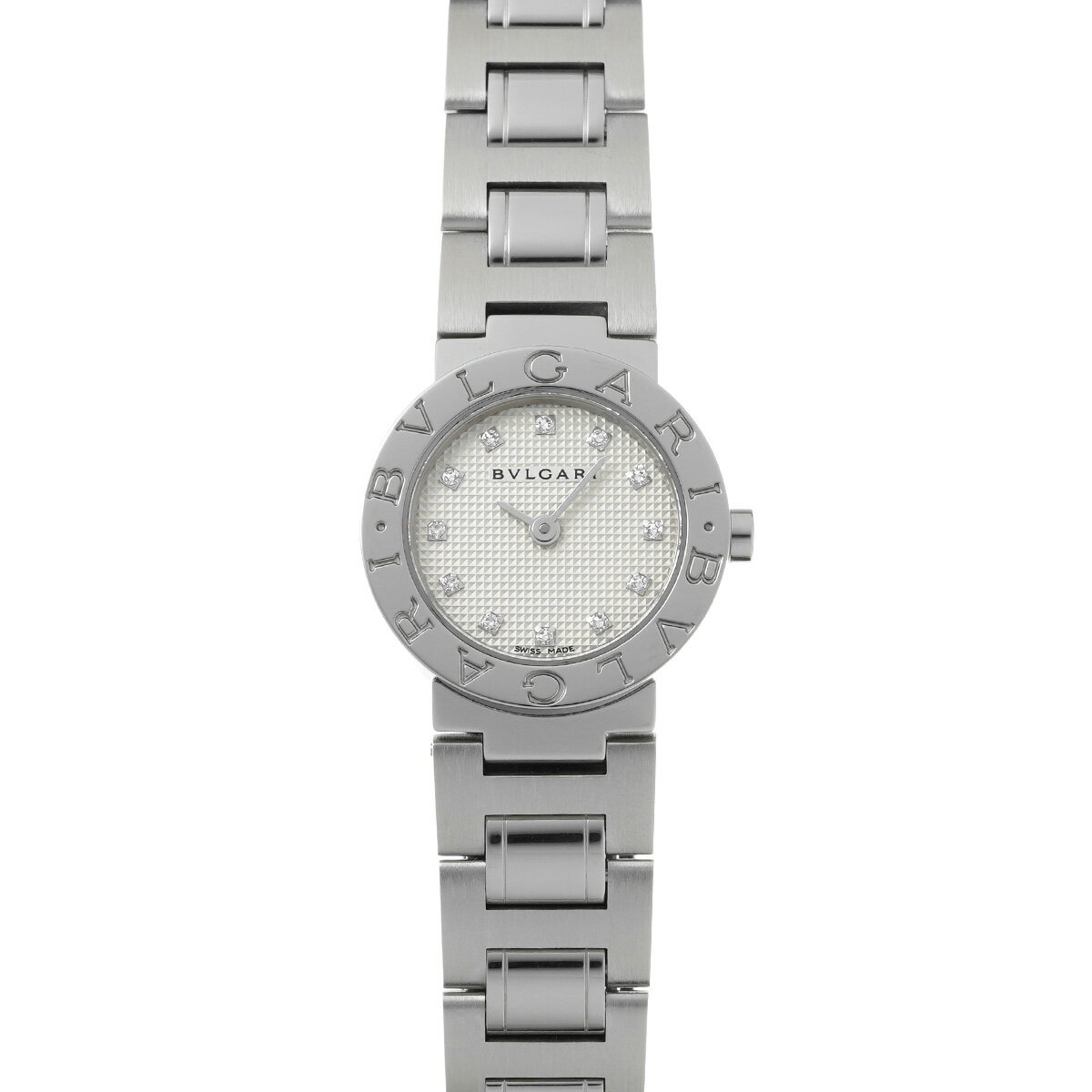 ブルガリ BVLGARI ブルガリブルガリ BB23WSS/12 ホワイト/ダイヤモンド ユニセックス 腕時計 ブルガリ 時計 高級腕時計 ブランド 【ローン48回払い無金利】【中古】