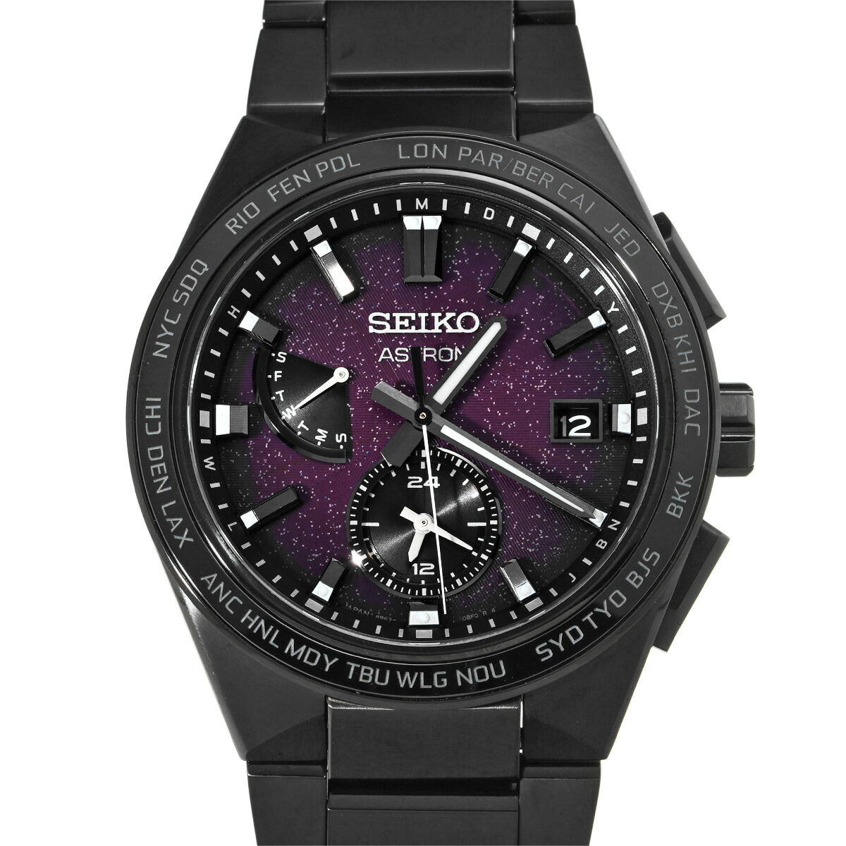 【～12/11 最大3万円クーポン】セイコー SEIKO アストロン ネクスター SBXY055 パープル メンズ 腕時計 セイコー 時計 高級腕時計 ブランド 【ローン48回払い無金利】【中古】