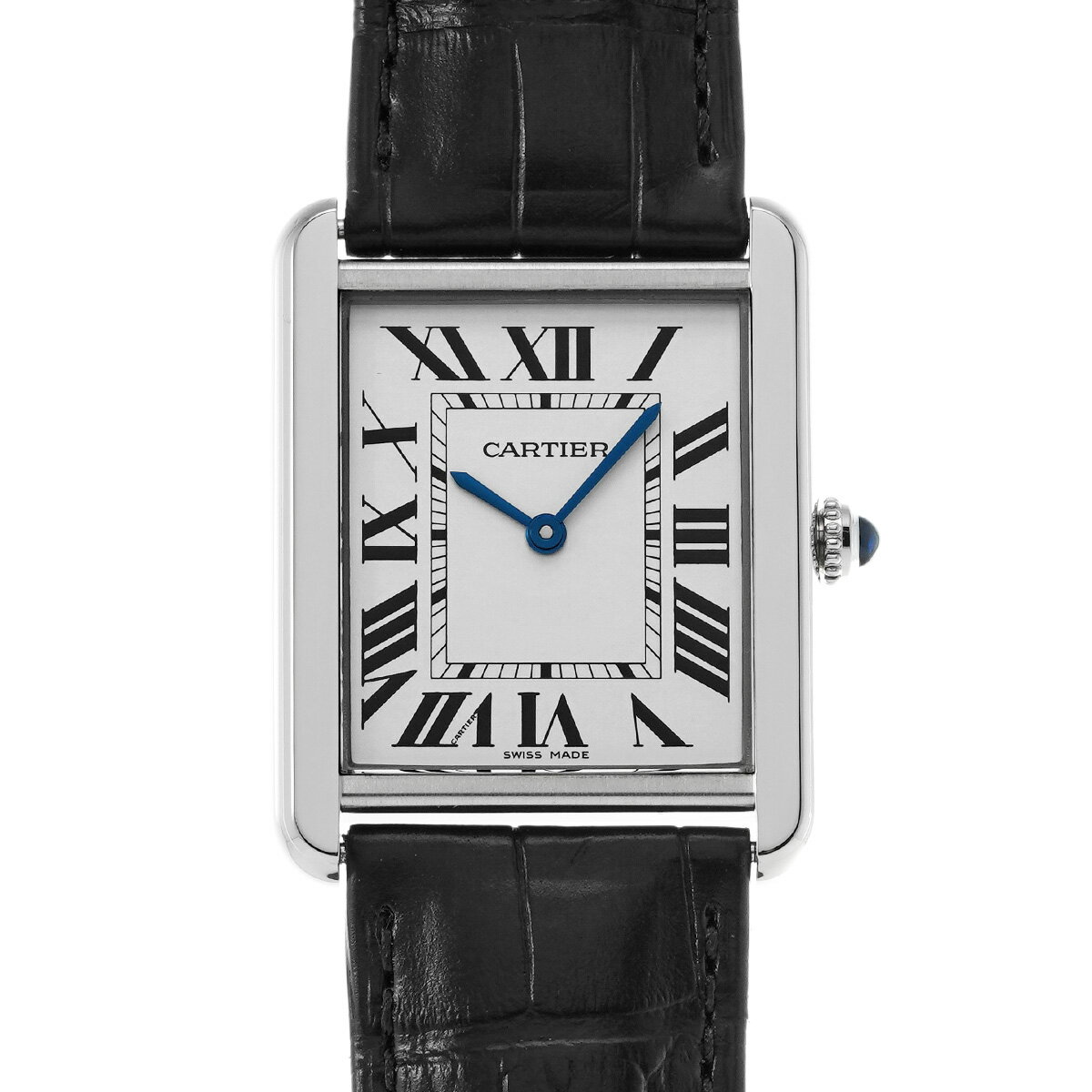 カルティエ CARTIER タンク ソロ LM W5200003 シルバー メンズ 腕時計 カルティエ 時計 高級腕時計 ブランド 【ローン48回払い無金利】【中古】