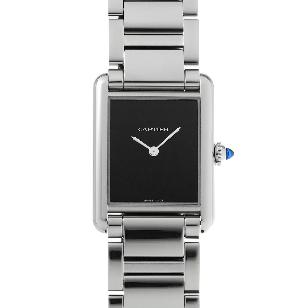 カルティエ CARTIER タンク マスト ドゥ カルティエ LM WSTA0072 ブラックラッカー メンズ 腕時計 カルティエ 時計 高級腕時計 ブランド 【ローン48回払い無金利】【中古】