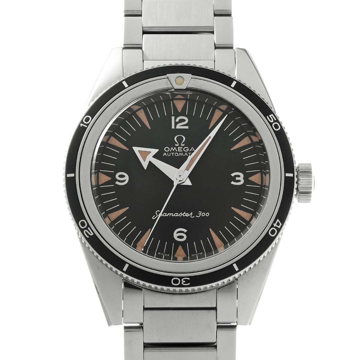 オメガ OMEGA シーマスター 300 マスタークロノメーター 1957 トリロジー 234.10.39.20.01.001 ブラック メンズ 腕時計 オメガ 時計 高級腕時計 ブランド 【ローン48回払い無金利】【中古】