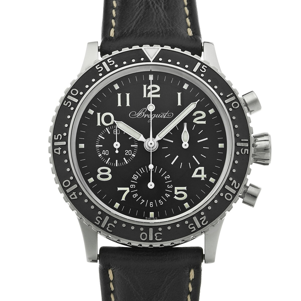 【〜7/26 最大5万円クーポン】ブレゲ Breguet アエロナバル タイプXX 3803ST/92/3W6 ブラック メンズ 腕時計 ブレゲ 時計 高級腕時計 ブランド 【ローン48回払い無金利】【中古】