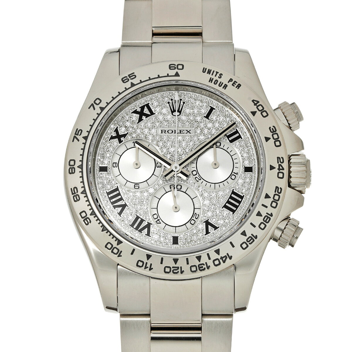 【〜7/26 最大5万円クーポン】ロレックス ROLEX コスモグラフ デイトナ 116509ZER Z番(2006年頃製造) パヴェダイヤモンド/シルバー メンズ 腕時計 ロレックス 時計 高級腕時計 ブランド 【ローン48回払い無金利】【中古】