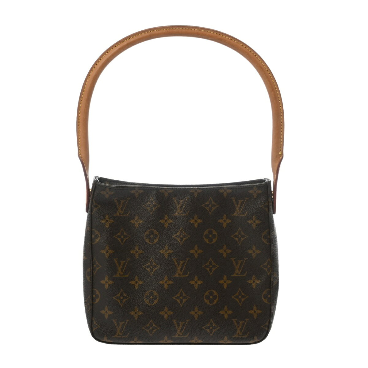 ルイ ヴィトン LOUIS VUITTON モノグラム ルーピング MM ブラウン M51146 モノグラムキャンバス レディース ショルダーバッグ ヴィトンバッグ バック ブランド 