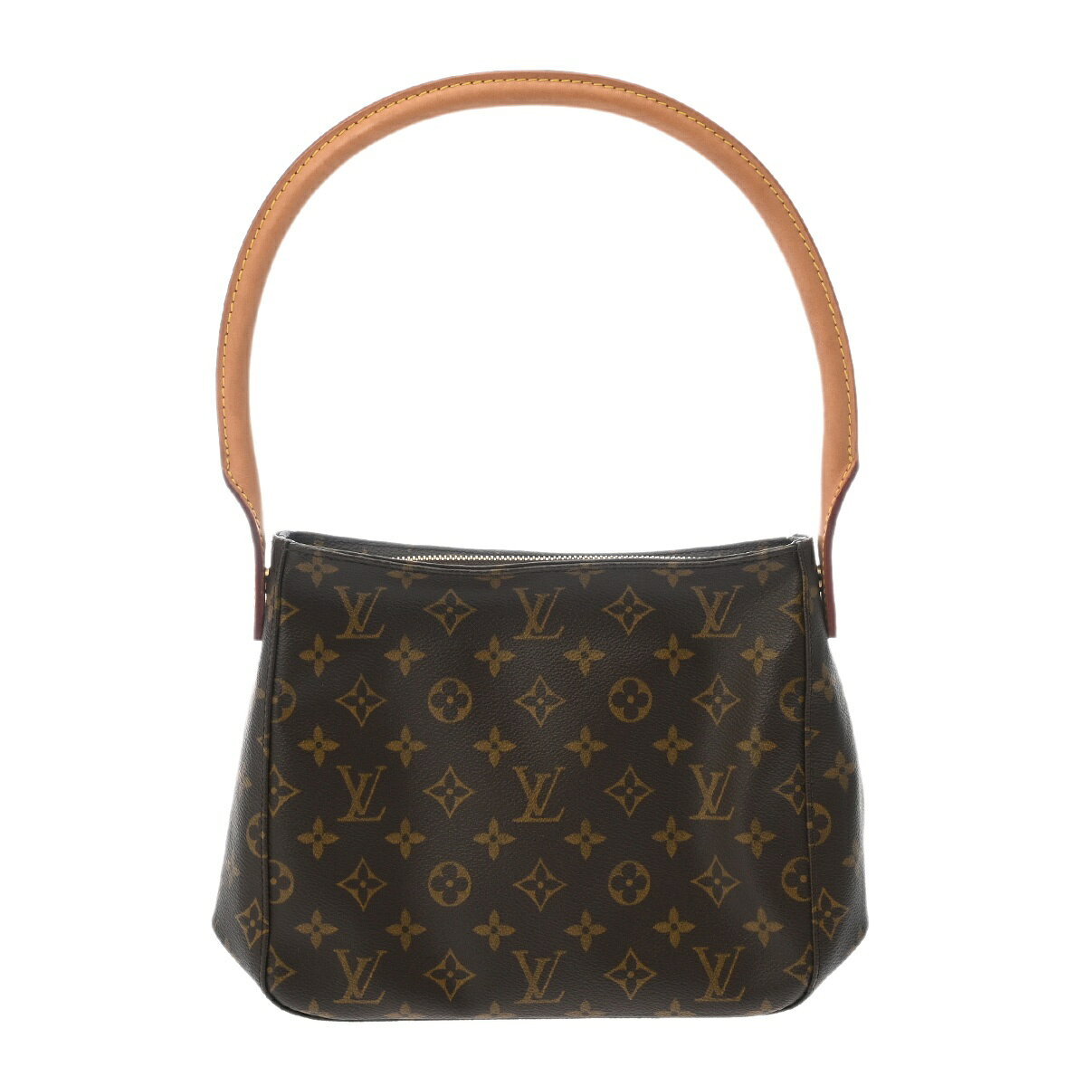 ルイ ヴィトン LOUIS VUITTON モノグラム ルーピング MM ブラウン M51146 モノグラムキャンバス レディース ショルダーバッグ ヴィトンバッグ バック ブランド 
