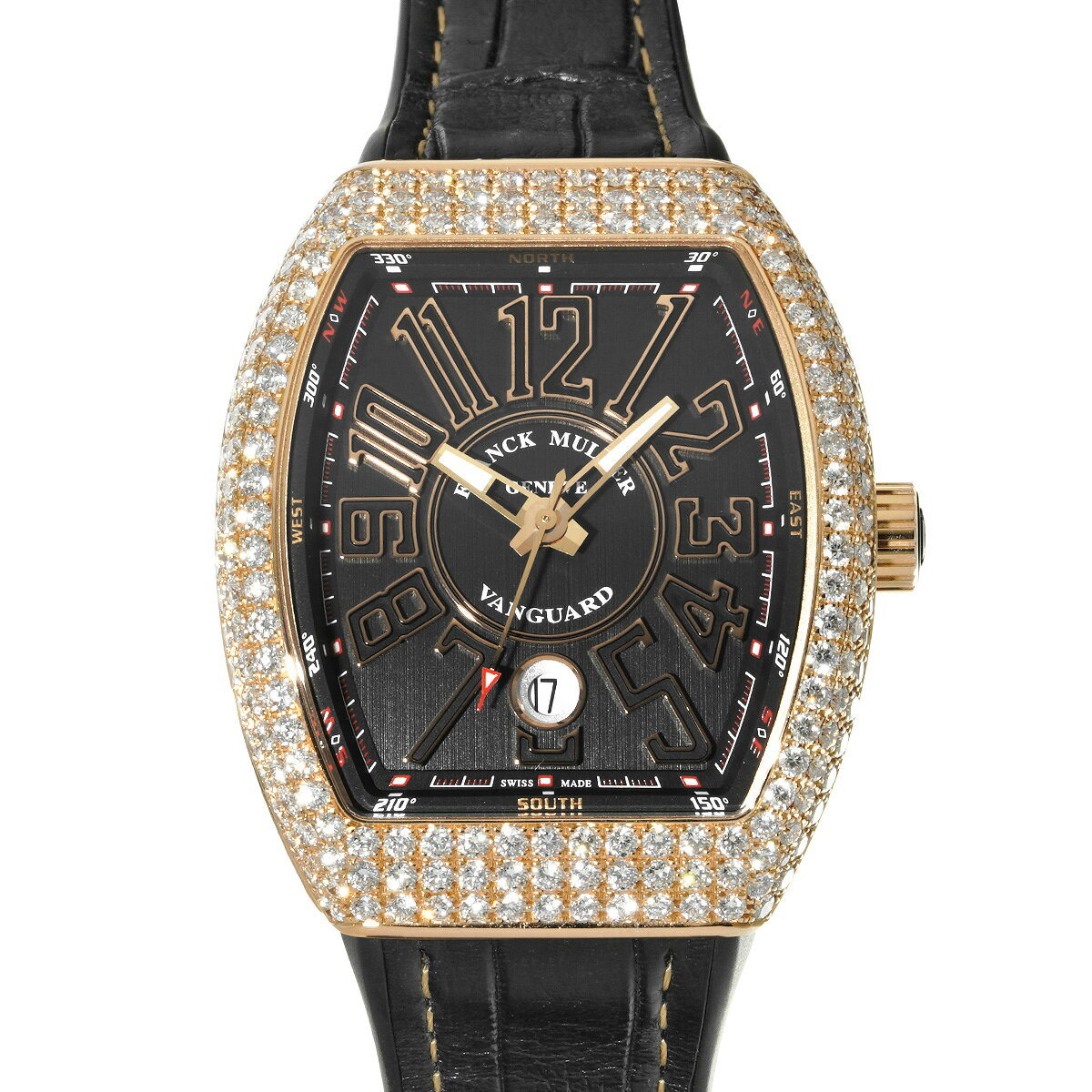 【〜7/26 最大5万円クーポン】フランクミュラー FRANCK MULLER ヴァンガード V41SCDTD ブラック メンズ 腕時計 フランクミュラー 時計 高級腕時計 ブランド 【ローン48回払い無金利】【中古】