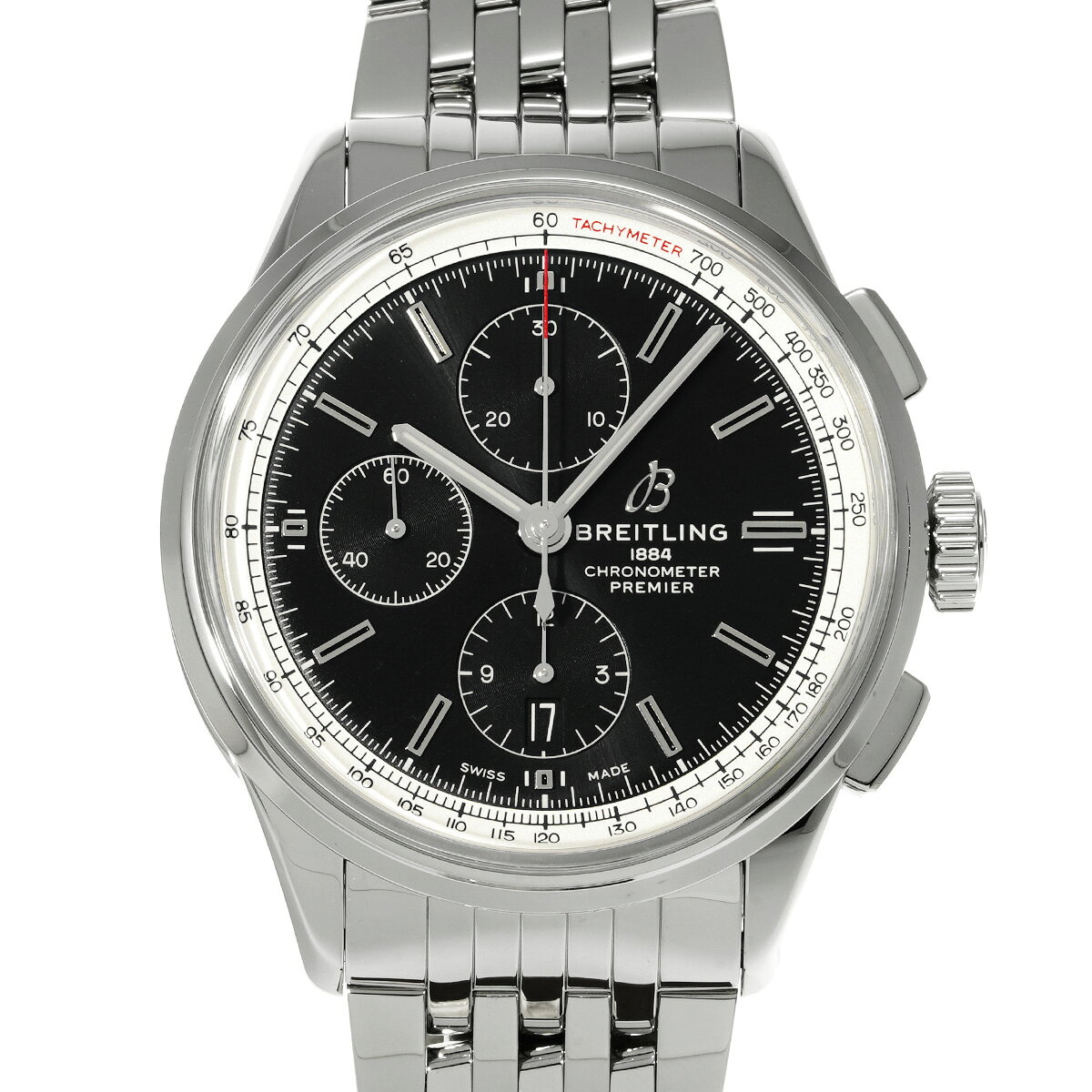 ブライトリング BREITLING プレミエ クロノグラフ 42 A13315351B1A1 ブラッ ...