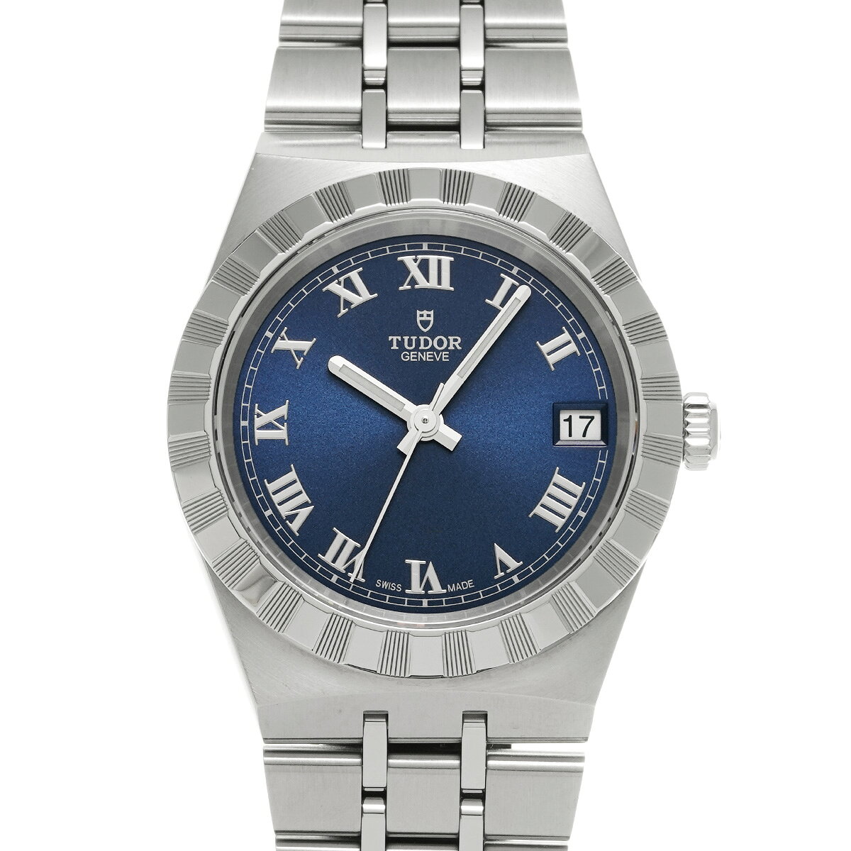 【〜7/26 最大5万円クーポン】チューダー / チュードル TUDOR ロイヤル 28400 ブルー ユニセックス 腕時計 チューダー / チュードル 時計 高級腕時計 ブランド 【ローン48回払い無金利】【中古】