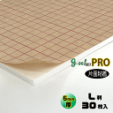 【代引き不可】【送料無料】goo!パネPROタック-《片面粘着タイプ》5mm厚【L判　800×1100mm】30枚入り