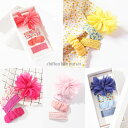可愛い シフォンリボンヘアピン4個セット パッチンピン クリップピン お花 結婚式 パーティヘッドアクセ ヘアアクセサリー ヘアピン 髪飾り 韓国子供服 女の子...