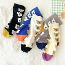 ＜BABY＞＜KIDS＞mo 5bears socks 1足 くま クマ 滑り止め無し 韓国子供服 女の子 男の子 靴下 キッズ くつした ソックス 可愛い キッズ かわいい おしゃれ オシャレ