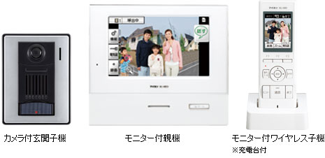 アイホン WJ-45 テレビドアホンワイヤレスセット ROCOタッチ7 【WJ45】