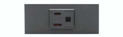 乐天商城 - 神保電器 KAG-1705 NKシリーズ家具・機器用接地コンセントセット　1口 シボ加工品（SB色）