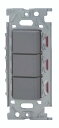 神保電器 NKRW3002-SG NKシリーズ埋込リモコンスイッチセット パターン+パターン+パターン(SG色)