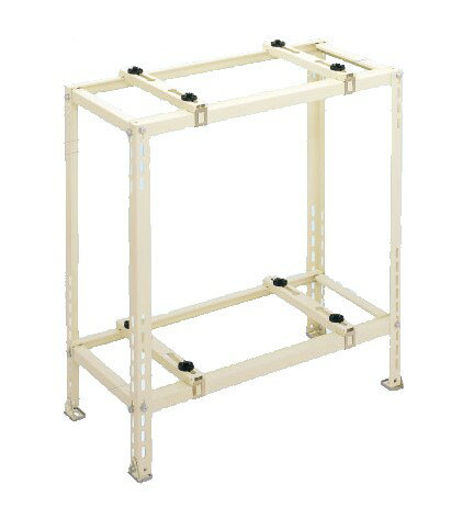 日晴金属 C-WG-S エアコン部材 クーラーキャッチャー エアコン室外機用架台 二段・平地高置