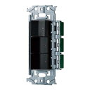パナソニック WNSS51588B SO-STYLE 埋込スイッチセット(ほたるスイッチC、パイロットスイッチC 0.5A×2 )(マットブラック)