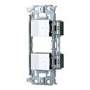 パナソニック WNSS51595W SO-STYLE 埋込スイッチセット(ほたるスイッチC×2)(マットホワイト)