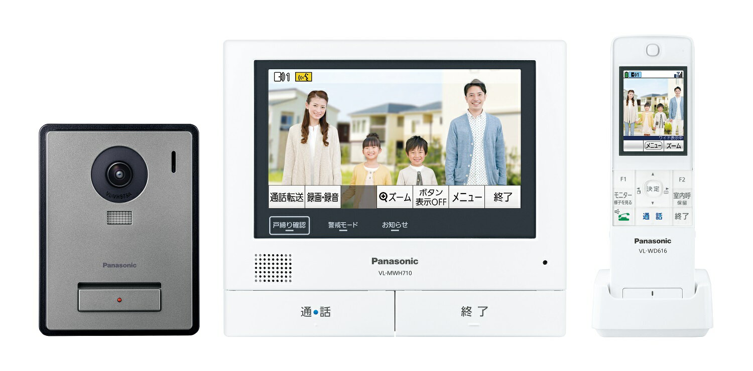 パナソニック VL-SWE710KF テレビドアホン スマホ