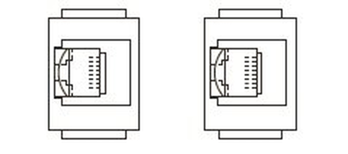 【受注品】寺田電機製作所 SBB90086 器具ブロック（CAT6モジュラジャック×2） TERADA