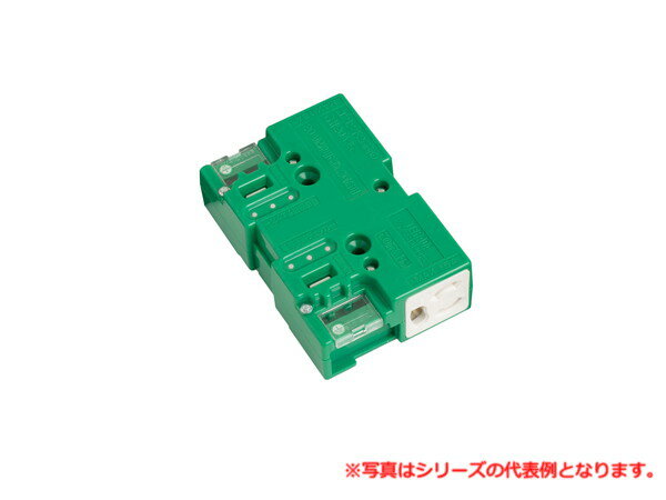 乐天商城 - 寺田電機製作所 XYZ80002G ブロックコンセント 2分岐（グリーン） TERADA