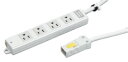 東芝ライテック DC8114EN-5 ハーネス用OAタップ 4コ口 ケーブル5m 【DC8114EN5】(3)
