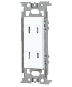 東芝ライテック NDG2122(WW) ダブルコンセント E’s配線器具 その1