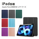 iPad ケース Apple Pencil収納 レザーケース スリープ機能対応 スタンド仕様 液晶カバー アイパッド ipad air 第6世代 13 m2 i...