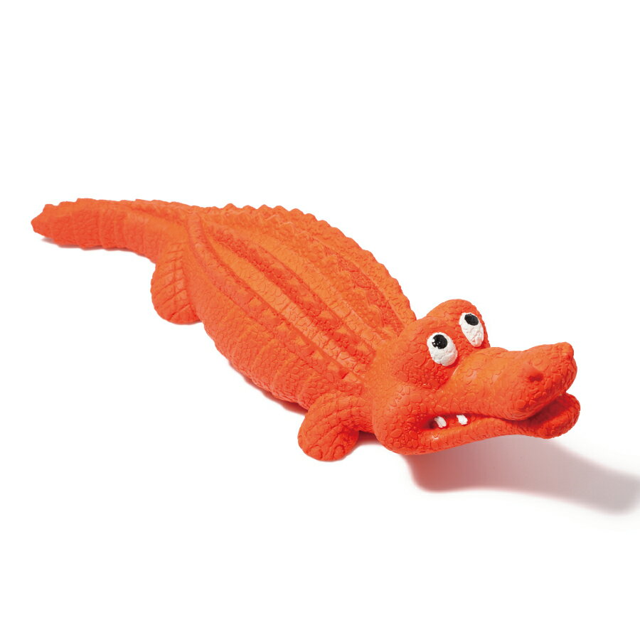 犬 おもちゃ 噛む玩具 ペット用 音が鳴る ワニ かわいい ペットトイ ゴム わにのサムネイル