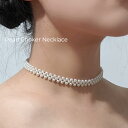 【BLACK FRIDAY 限定SALE】アクセサリー アクセ パール ネックレス レース チョーカー ネックレス 結婚式アクセササリー 白 韓国 レディース ...