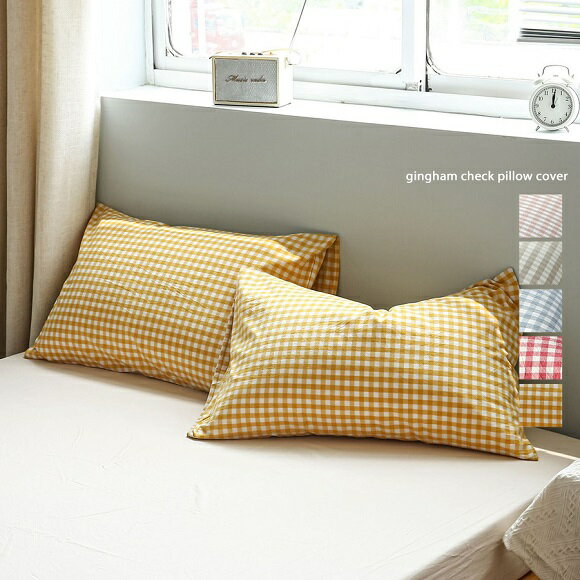 【BLACK FRIDAY 限定SALE】枕カバー カバー 寝具 寝室 ベッド ギンガムチェック ギンガム チェック柄 インテリア インテリア雑貨 雑貨 韓国 ...