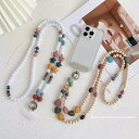 【60%OFF 在庫処分SALE 】マホショルダー ストラップ マルチ パーツ ストーン 石風 スマホストラップ ラウンド スター 星 円 韓国ファッション 雑...