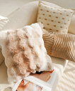 【BLACK FRIDAY 限定SALE】クッションカバー カバー マルチ柄 もこもこ ふわふわ 刺繍 アニマル パイピング インテリア 雑貨 韓国 韓国ファッ...