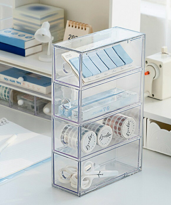 【プレセール】全品5%OFF&カテゴリ別クーポン|収納 ボックス クリア 収納BOX 仕切り 引き出し 長方形 インテリア 雑貨 小物入れ アクセサリー収納 マ...