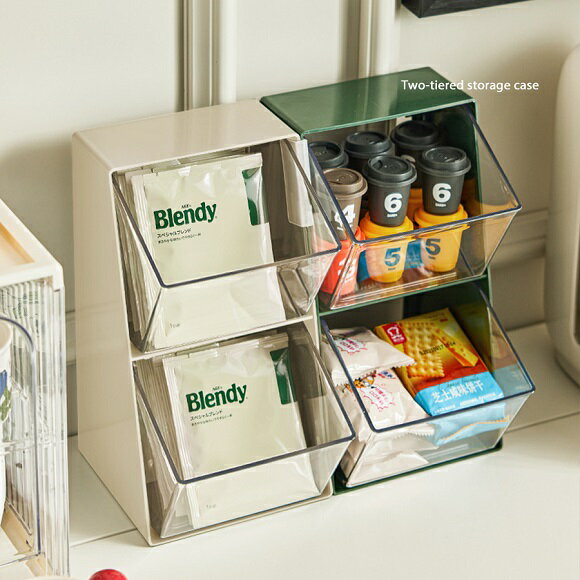 【プレセール】全品5%OFF&カテゴリ別クーポン|収納ケース 2段仕切り 収納 ケース インテリア雑貨 インテリア 雑貨 キッチン ホーム コスメ収納 ボックス...