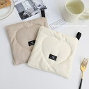 【全品11%OFF!いつもよりお得♪】コースター 鍋敷き 刺繍 ハート柄 ハート 洗える マルチ コースター パッド マット 耐熱 鍋置き フック付き 雑貨 キ...