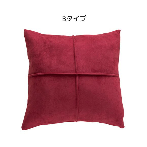 【SUMMER★日替わりSALE】【在庫限り｜レッド系のみ】クッションカバー カバー マルチ柄 チェック クロス パイピング レッド 赤 インテリア 雑貨 韓国 韓国ファッション 春 夏 秋 冬 カジュアル シンプル ガーリー レトロ ホーム レディース iradowl-10001222 Iradowl サンプル画像3