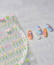 【全品5%OFFクーポン】ネイルシール シール ネイルアート セルフネイル トイ チューリップ チューリップ柄 花 フラワー 雑貨 韓国ファッション 春 夏 秋...