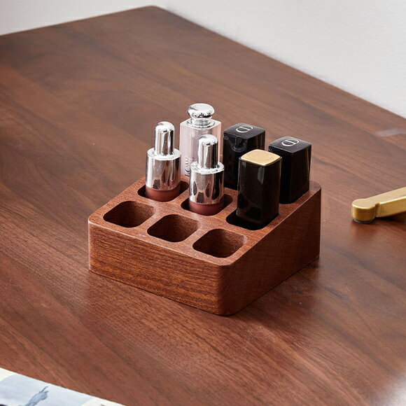 【BLACK FRIDAY 限定SALE】リップケース リップ収納 ケース 収納 ボックス コスメ収納 ウッド 木 イン..