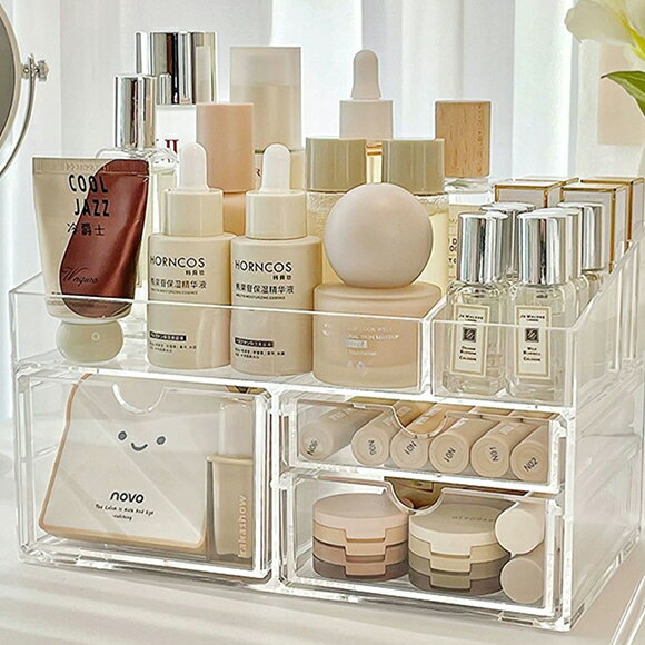 【BLACK FRIDAY 限定SALE】収納ケース 収納 ケース 引き出し コスメ収納 化粧品収納 小物収納 クリア インテリア 雑貨 韓国ファッション 春 ...