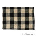 【2点までネコポス可】fog linen work(フォグリネンワーク)リネン キッチンクロス 厚地 THICK LINEN KITCHEN CLOTH BLA...