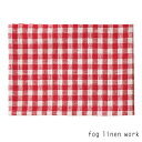 fog linen work(フォグリネンワーク)リネンキッチンクロス ANNE アン/ランチョンマット　キッチンタオル　LKC001-RECH