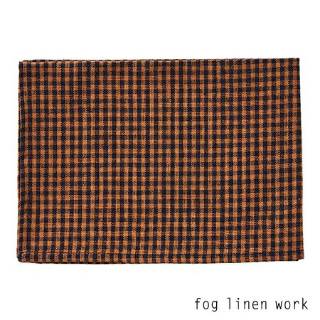 fog linen work(フォグリネンワーク)リネンキッチンクロス MINNIE ミニー/ランチョンマット　キッチンタオル　LKC001-ORBNV