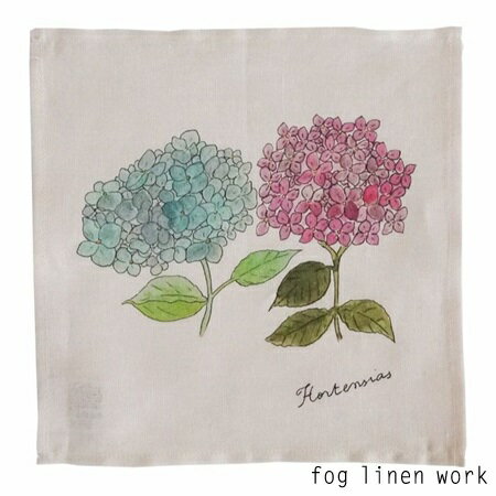 fog linen work(フォグリネンワーク)isabelle boinot イザベル ボワノ ミニハンカチ NO.7 アジサイ ISABELLE BOINOT MINI HANDKERCHIEF HYDRANGEALIB126-07 fog linen work(フォグリネンワーク)isabelle boinot イザベル ボワノ ミニハンカチ NO.7 アジサイ ISABELLE BOINOT MINI HANDKERCHIEF HYDRANGEALIB126-07