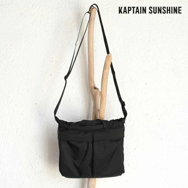 Kaptain SunshineFlight Bag S 2WAY BAG 2ߥ˥Хå/Хåץƥ󥵥󥷥㥤֥å / BLACK 