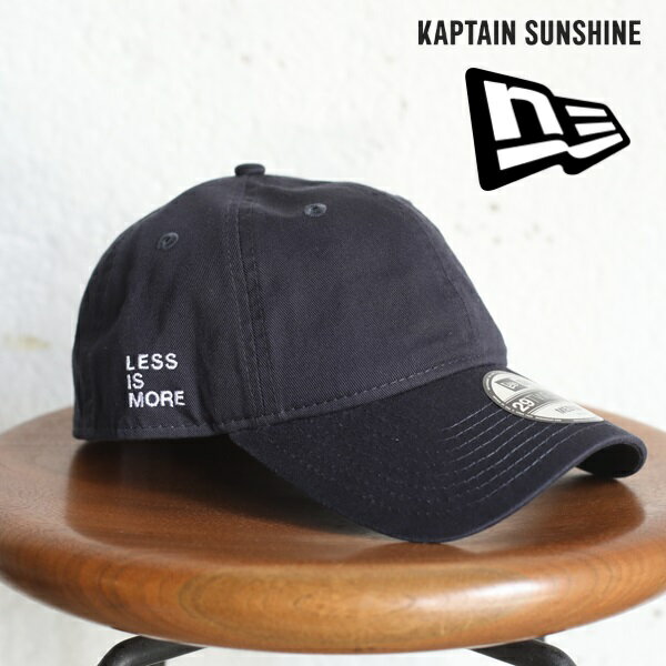 Kaptain Sunshine × NEWERA 29TWENTY BB Cap 29TWENTY 型 ベースボールキャップ ネイビー2024SS キャプテンサンシャイン ニューエラ KS24SNE01