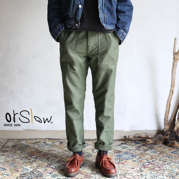 【orslow】 US SLIM FIT FATIGUE オアスロウ ユーエススリムフィットファティーグパンツ ファティグ【送料無料】